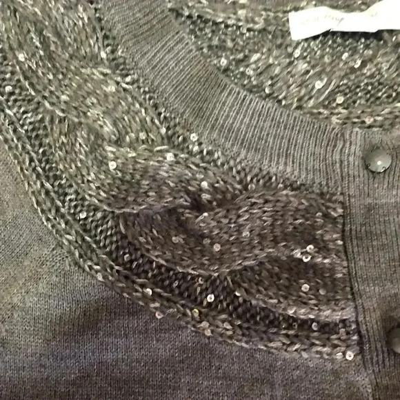 NY&C size small button up sweater cardigan gray - Picture 13 of 15